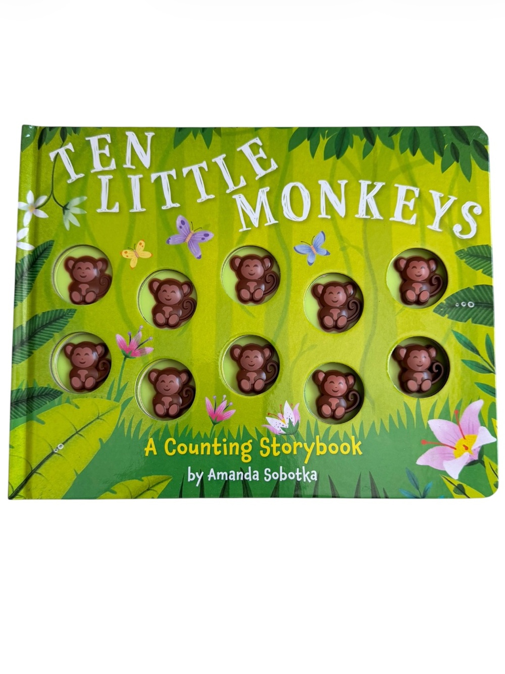 Ten Little Monkeys A Counting Storybook by Amanda Sobotka BRAND NEW